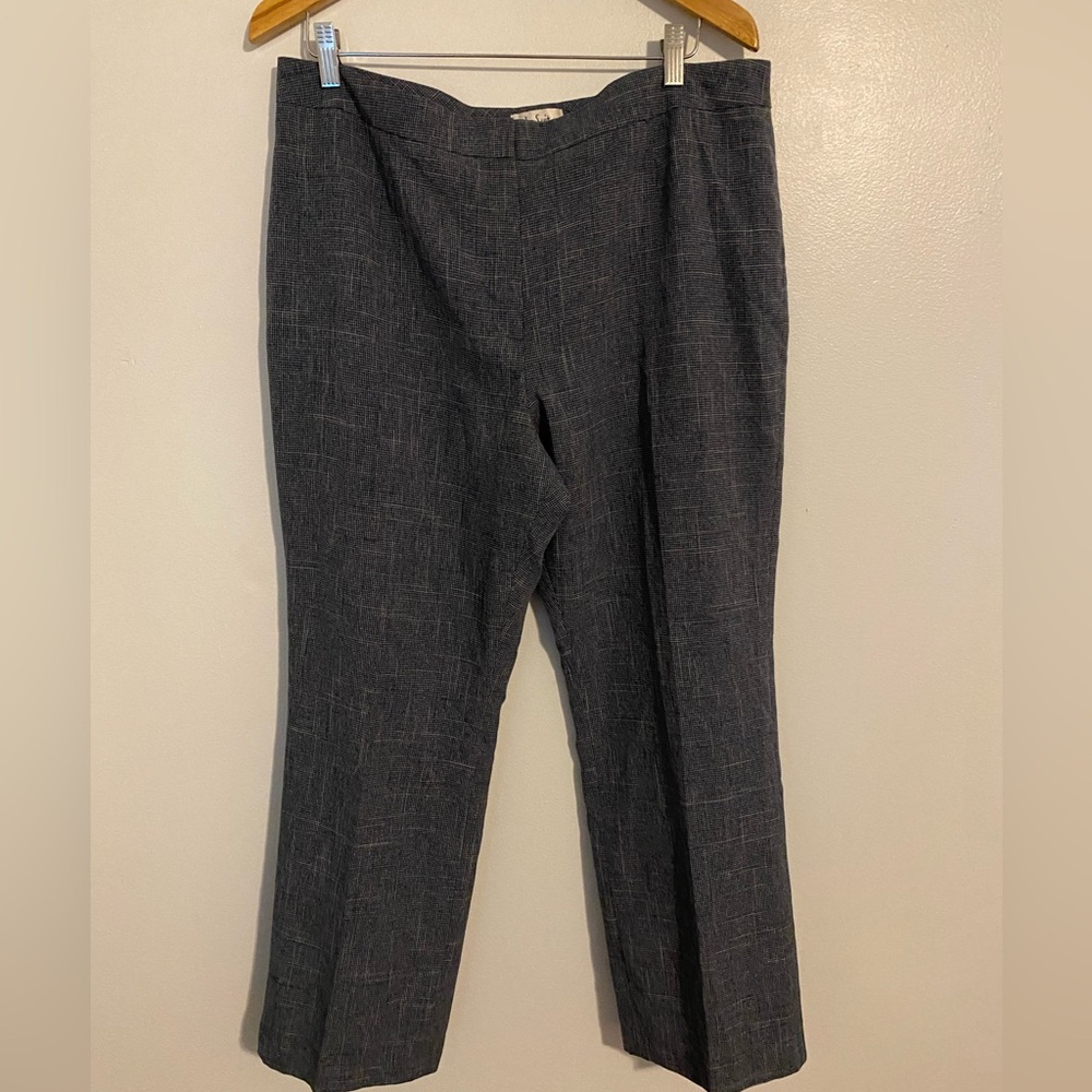 Le Suit petite blue pant suit 16p - Picture 5 of 12